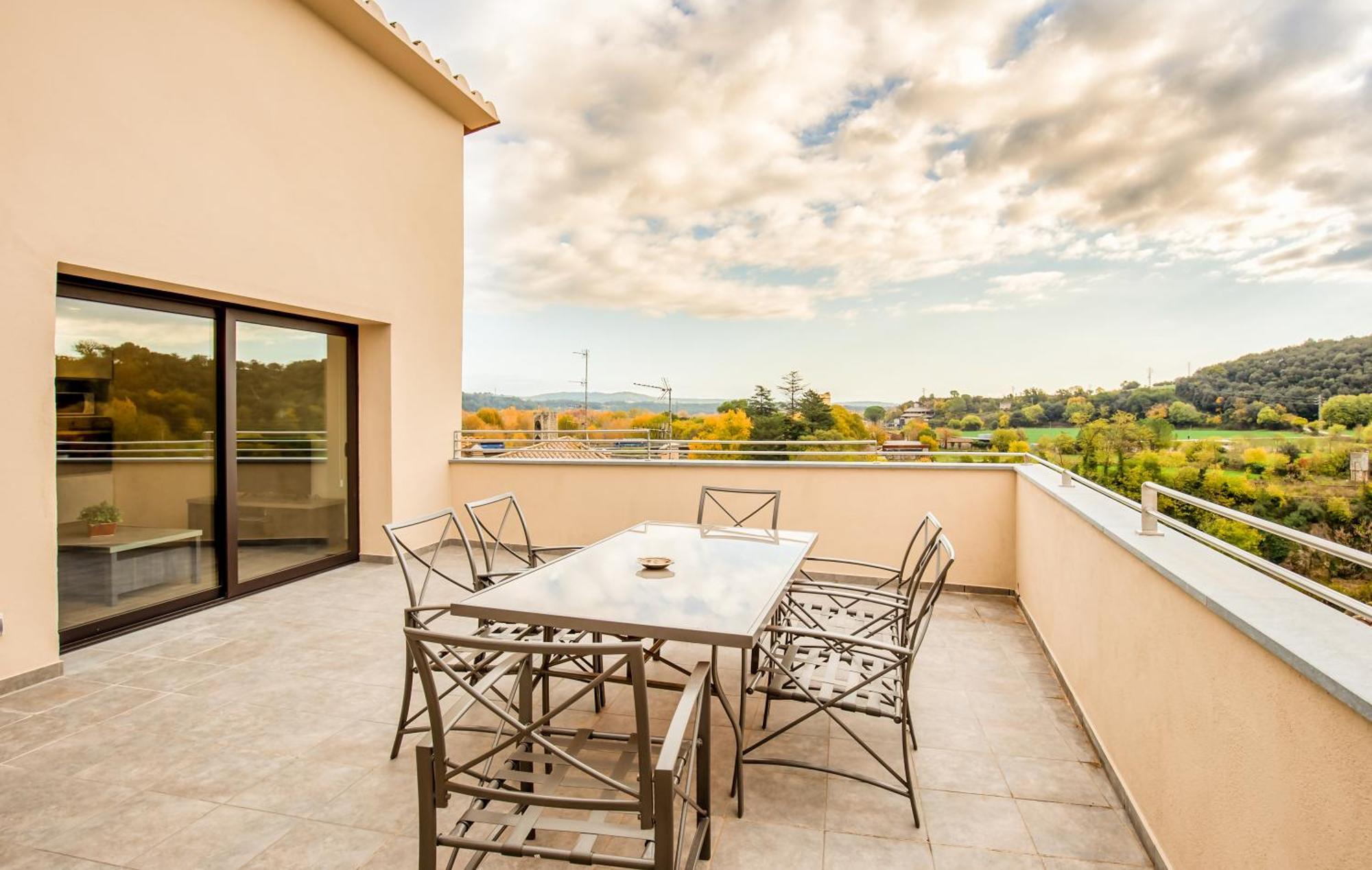 Can Cintet 3 Apartamento Con Terraza En Besalú Extérieur photo