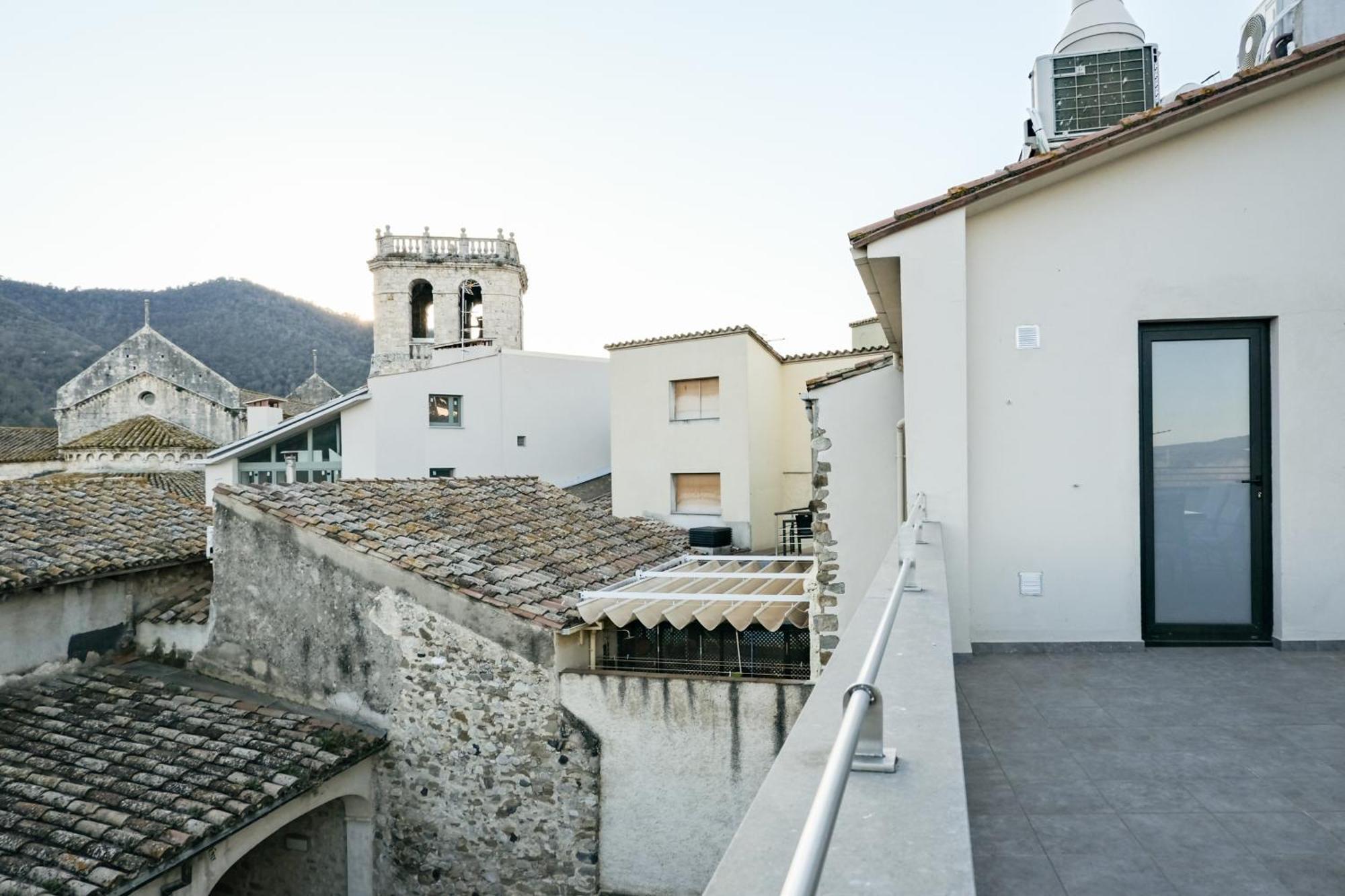Can Cintet 3 Apartamento Con Terraza En Besalú Extérieur photo