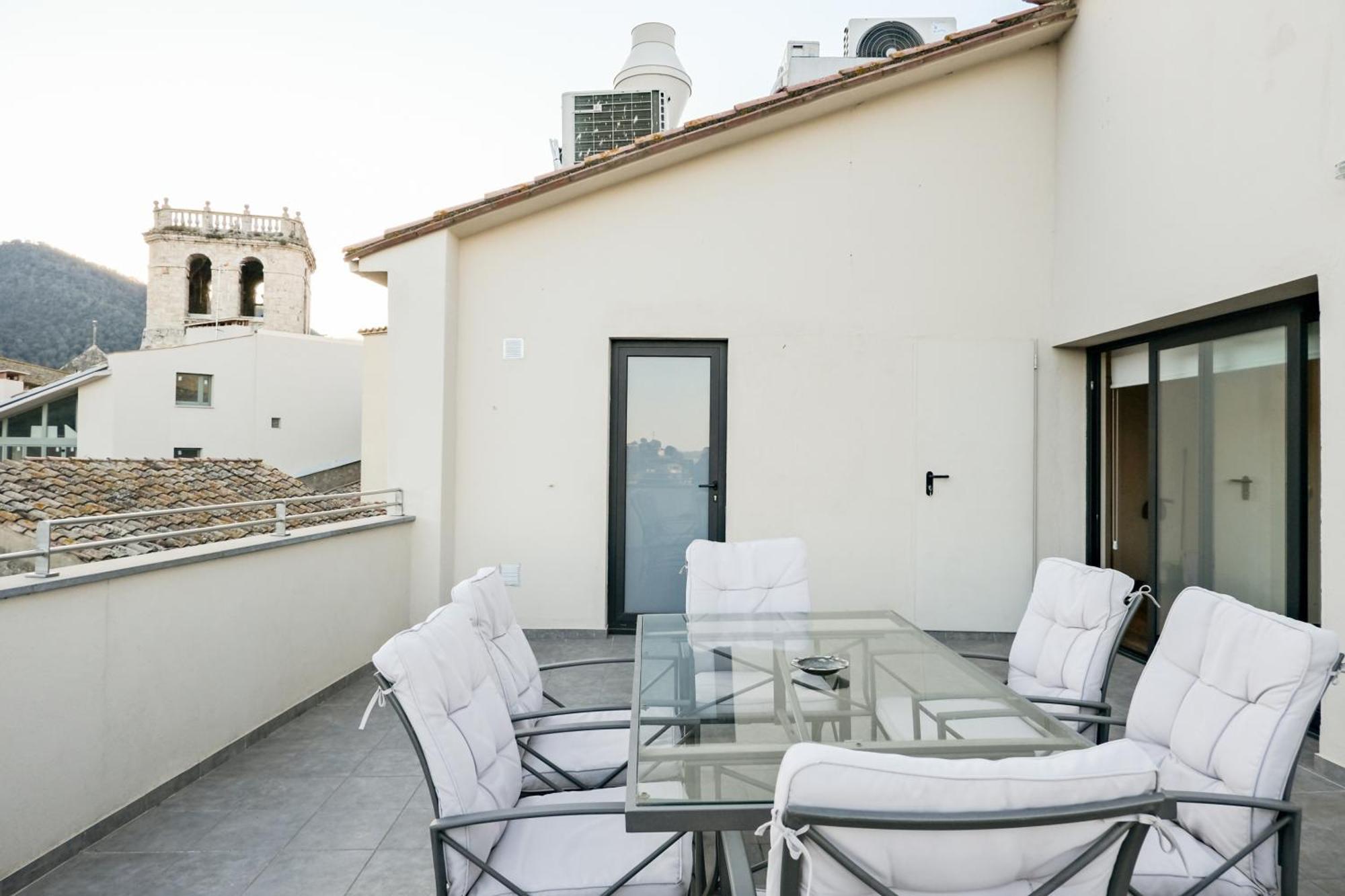 Can Cintet 3 Apartamento Con Terraza En Besalú Extérieur photo
