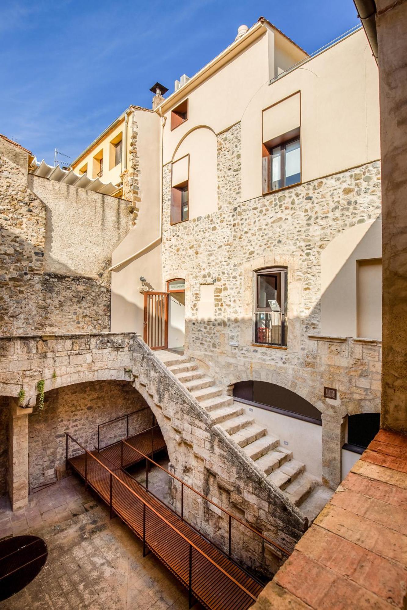 Can Cintet 3 Apartamento Con Terraza En Besalú Extérieur photo